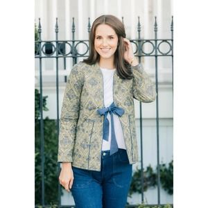 Victoria Dunn Lennox Quilted Jacket size L large